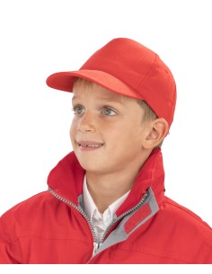 R-RC84J-Casquette Boston enfant en polycoton 65/35 2